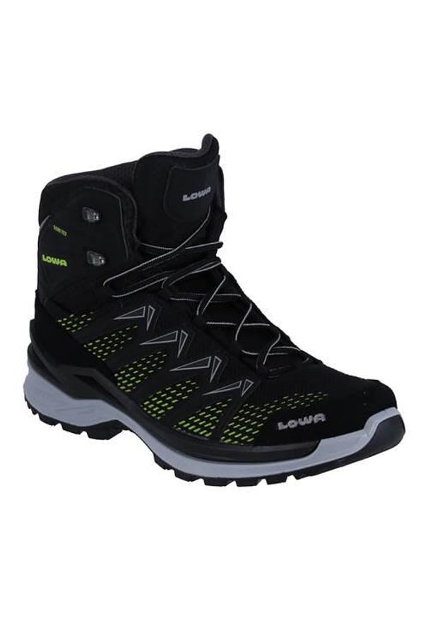 Buty trekkingowe męskie Lowa Innox Pro Mid Gtx. Wysokość cholewki: za kostkę. Kolor: niebieski, wielokolorowy. Materiał: syntetyk, materiał. Szerokość cholewki: normalna