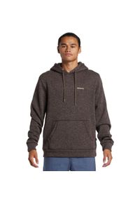 Quiksilver - Bluza z kapturem dla Mężczyzn KELLER. Typ kołnierza: kaptur. Kolor: brązowy. Materiał: poliester. Długość rękawa: długi rękaw. Długość: długie