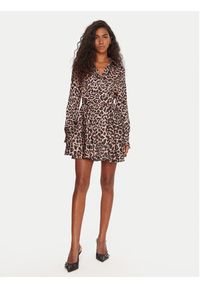 Guess Sukienka koktajlowa W5YK00 WF1T2 Kolorowy Regular Fit. Materiał: syntetyk. Wzór: kolorowy. Styl: wizytowy #4