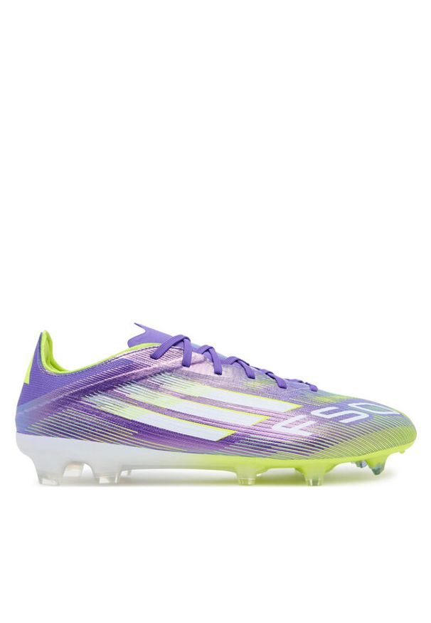 Adidas - adidas Buty do piłki nożnej F50 Pro Firm Ground JH7683 Fioletowy. Kolor: fioletowy. Materiał: materiał