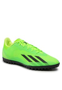 Adidas - Buty adidas - X Speedportal.4 Tf GW8507 Sgreen/Cblack/Syello. Kolor: zielony. Materiał: skóra #1