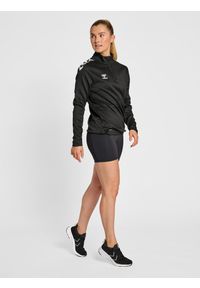 Damska bluza rozpinana 1/4 Hummel Core XK. Kolor: czarny. Sport: piłka ręczna