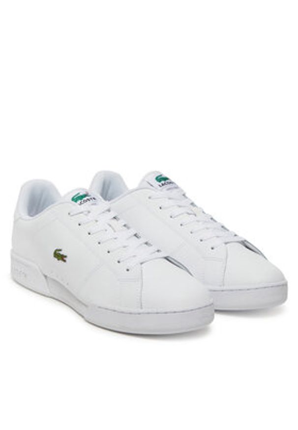 Lacoste Sneakersy Carnaby Cup 7-49SMA0035 Biały. Kolor: biały. Materiał: skóra