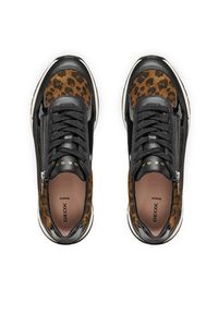 Geox Sneakersy D Desya D6600A 08521 C9BM6 Czarny. Kolor: czarny. Materiał: skóra #4