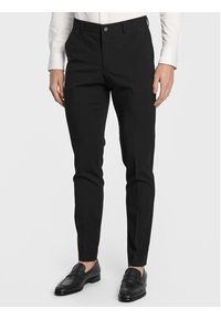 Lindbergh Garnitur 30-61040 Czarny Slim Fit. Kolor: czarny. Materiał: wiskoza, syntetyk #4