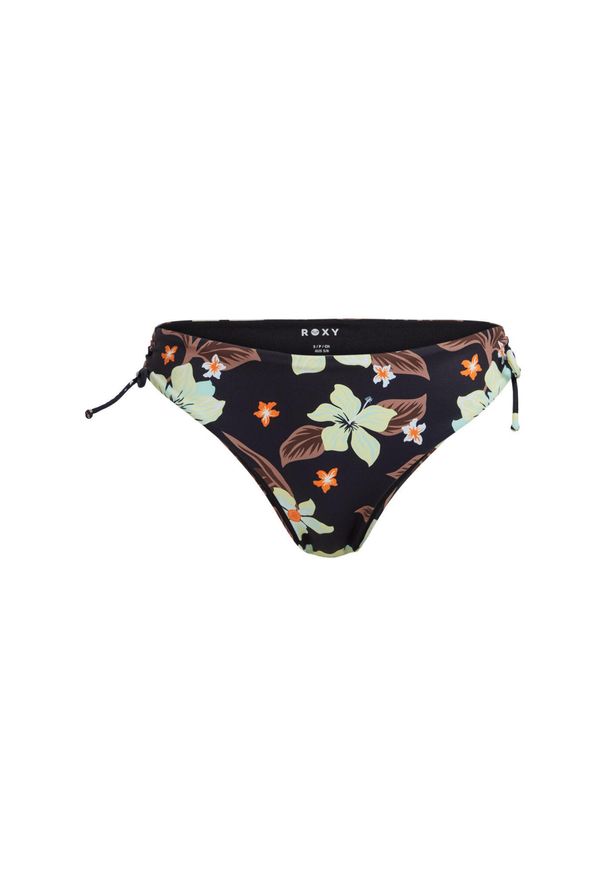 Roxy - Majtki bikini o średnim kryciu dla Kobiety PT BEACH CLASSICS Czarny. Kolor: czarny. Materiał: elastan, poliester, materiał. Wzór: nadruk
