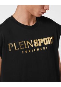 Plein Sport Tank top 24099 Czarny Regular Fit. Kolor: czarny. Materiał: bawełna. Styl: sportowy #4