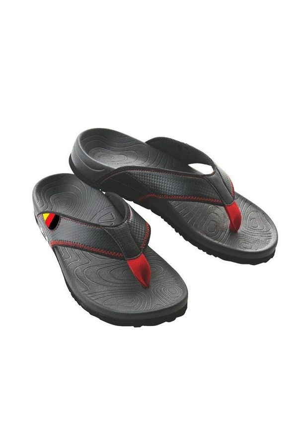 SIDAS - Anatomiczne sandaly codzienny czlowiek Sidas 3D Lounge RS Flag podeszwa 3D. Okazja: na co dzień. Kolor: czarny. Sport: pływanie