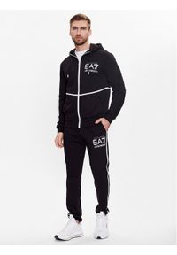 EA7 Emporio Armani Dres 3RPV52 PJ05Z 1200 Czarny Regular Fit. Kolor: czarny. Materiał: bawełna, dresówka #1