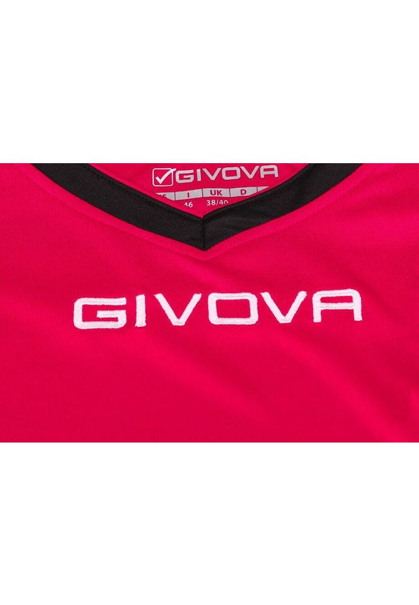 Koszulka sportowa męska Givova Revolution Interlock. Kolor: czerwony