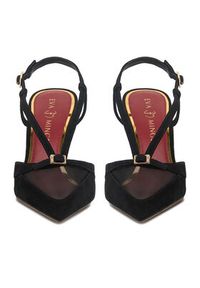 Eva Minge Szpilki EO-MARY-01 Czarny. Kolor: czarny. Materiał: zamsz, skóra. Obcas: na szpilce #4