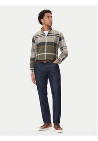 Barbour Koszula Dunoon MSH4980TN16 Zielony Regular Fit. Kolor: zielony. Materiał: bawełna #5