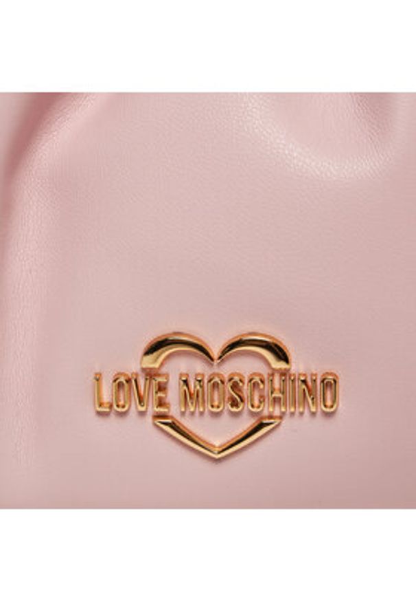 Love Moschino - LOVE MOSCHINO Torebka JC4341PP0IKT0601 Różowy. Kolor: różowy. Materiał: skórzane