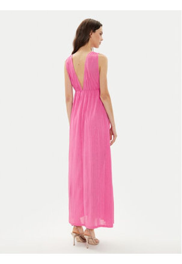 Gina Tricot Sukienka letnia 22141 Różowy Regular Fit. Kolor: różowy. Materiał: syntetyk. Sezon: lato