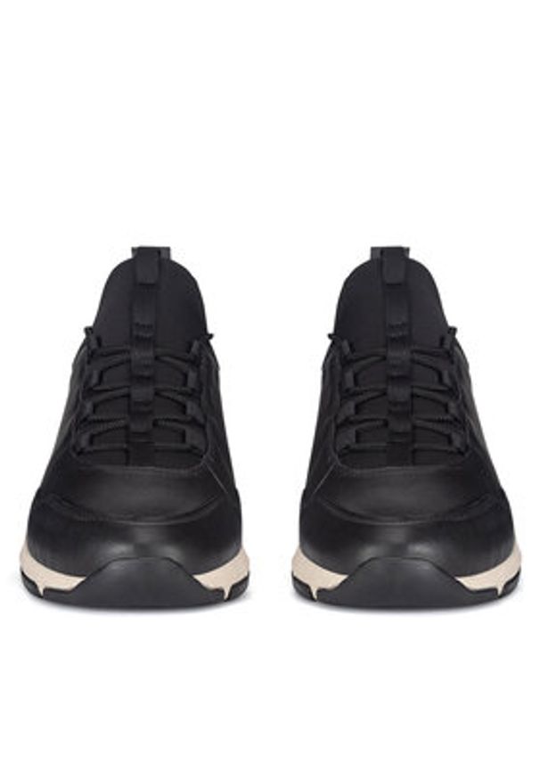 Remonte Sneakersy D1S00-00 Czarny. Kolor: czarny. Materiał: skóra