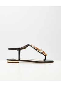 SOPHIA WEBSTER - Sandały ze zdobieniami Ritzy. Kolor: czarny. Wzór: aplikacja. Obcas: na obcasie. Wysokość obcasa: niski #4