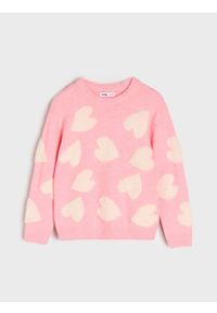 Sinsay - Sweter w serca - wielobarwny