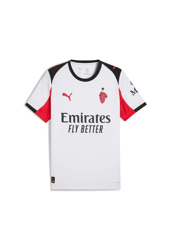 Puma Acm Wyjazdowa Koszulka Replika T-Shirt Dorosłych. Kolor: biały. Materiał: materiał. Sport: piłka nożna