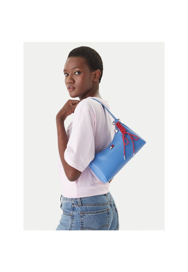 Torebka Tommy Jeans. Kolor: niebieski