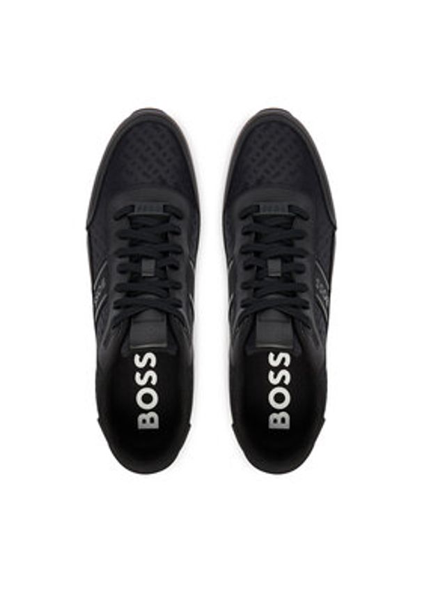 BOSS Sneakersy Parkour-L 50565756 Czarny. Kolor: czarny. Materiał: skóra