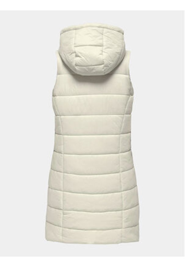 JDY Bezrękawnik Zulu Spring 15311856 Écru Regular Fit. Materiał: syntetyk. Długość rękawa: bez rękawów