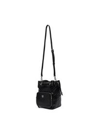 Pinko - PINKO Torebka Cargo Bucket Vitello Al 25-26 PLTT 105112 A2JC Czarny. Kolor: czarny. Materiał: skórzane