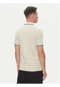 BOSS Polo Paul 50506193 Beżowy Slim Fit. Typ kołnierza: polo. Kolor: beżowy. Materiał: bawełna