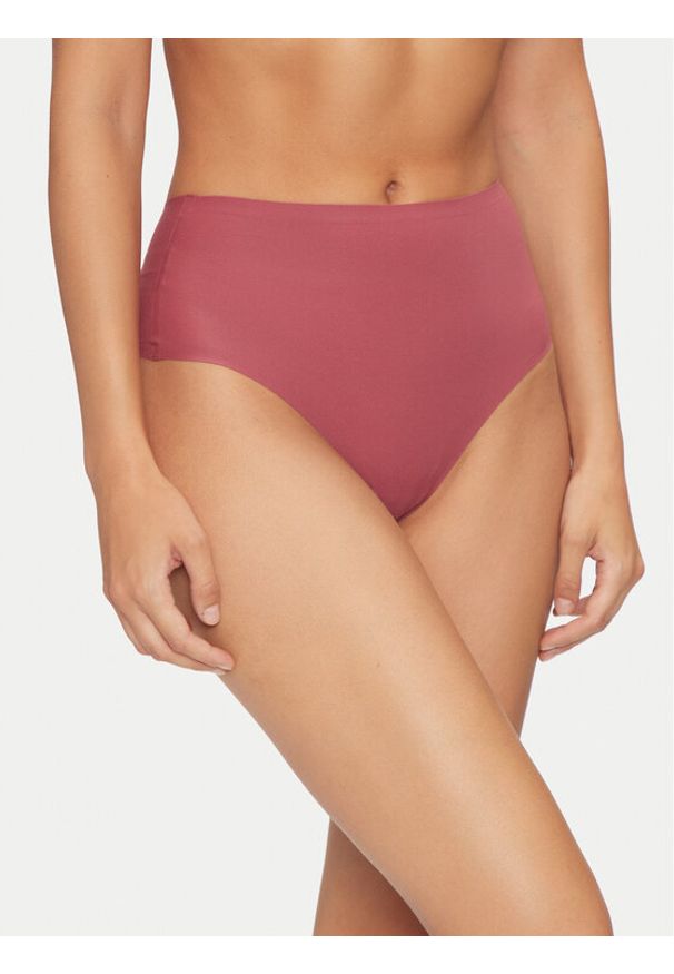 Chantelle Figi brazylijskie z wysokim stanem Soft Stretch C10690 Różowy. Stan: podwyższony. Kolor: różowy. Materiał: syntetyk