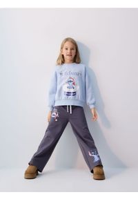 Reserved - Spodnie dresowe Lilo i Stitch - ciemnoszary. Kolor: szary. Materiał: dresówka #1