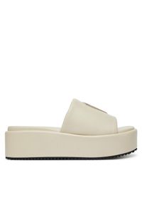 Blauer Klapki S5OPAL03/PUL Écru. Materiał: skóra