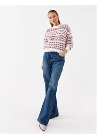 Pinko Sweter Opossum 101715 A14N Kolorowy Relaxed Fit. Materiał: syntetyk. Wzór: kolorowy #5
