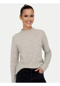 only - ONLY Sweter Camilla 15277080 Beżowy Regular Fit. Kolor: beżowy. Materiał: syntetyk #6