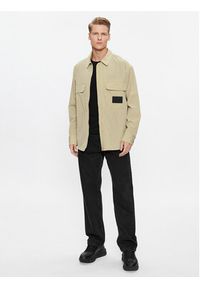 Calvin Klein Jeans Kurtka przejściowa Premium Essentials J30J323513 Beżowy Regular Fit. Kolor: beżowy. Materiał: syntetyk