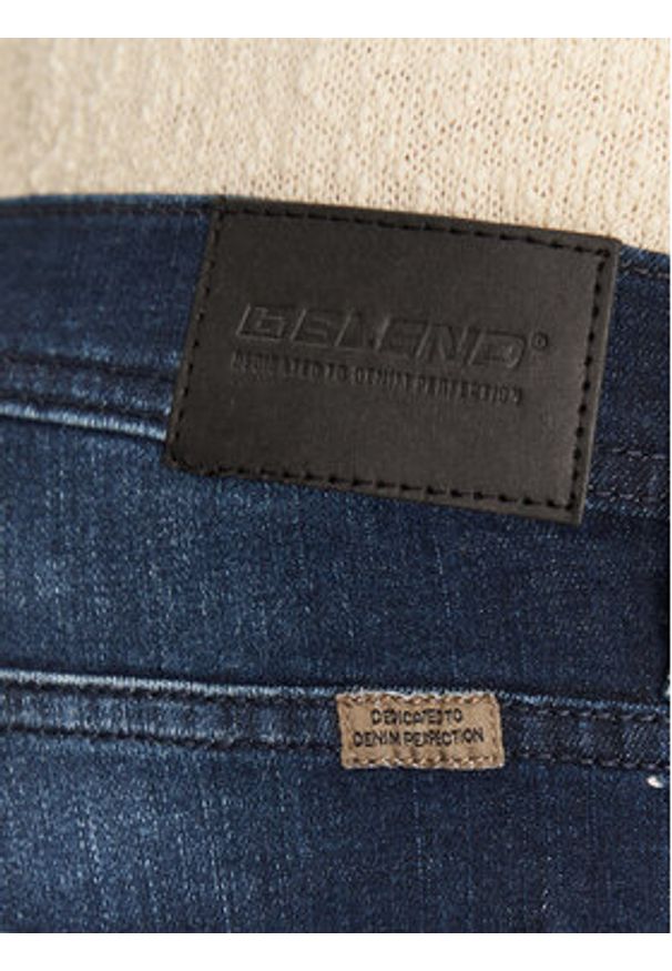 Blend Jeansy 20712391 Granatowy Slim Fit. Kolor: niebieski