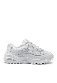 skechers - Skechers Sneakersy D'lites Glamour Feels 13087/WSL Biały. Kolor: biały. Materiał: skóra, syntetyk #1