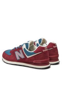 New Balance Sneakersy U574RBB Czerwony. Kolor: czerwony. Materiał: skóra. Model: New Balance 574 #4