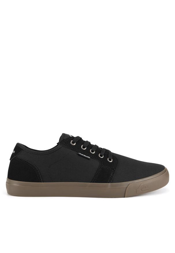 Quiksilver Trampki ZEKE-01 Czarny. Kolor: czarny. Materiał: materiał, skóra