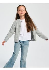 Sinsay - Sweter zapinany na guziki - szary. Kolor: szary. Długość rękawa: długi rękaw. Długość: długie #1