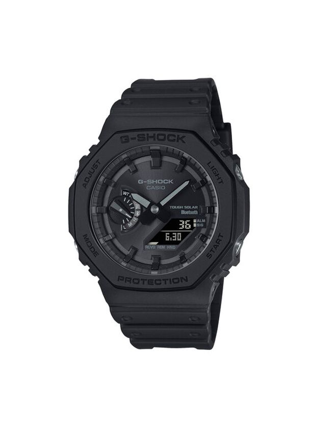 G-Shock Zegarek GA-B2100-1A1ER Czarny. Kolor: czarny. Materiał: syntetyk