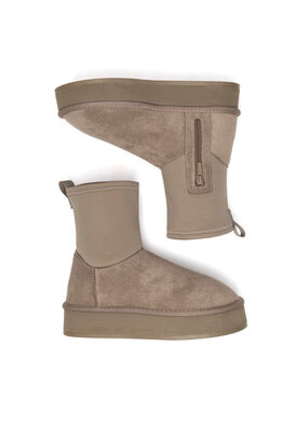 Jenny Fairy Śniegowce BJL20338 Beżowy. Kolor: beżowy. Materiał: materiał