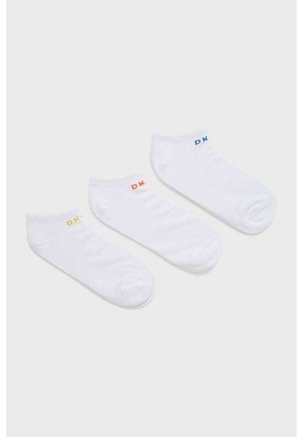 DKNY - Dkny - Skarpetki (3-pack). Kolor: biały