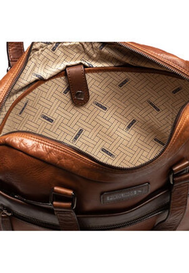 Pikolinos Torba na laptopa Mha-870 Brązowy. Kolor: brązowy. Materiał: skóra