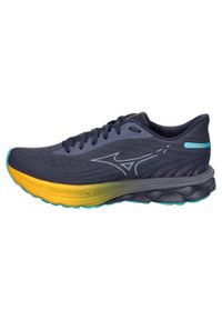Mizuno - Buty do biegania męskie, Wave Skyrise 6. Kolor: szary, żółty, wielokolorowy. Model: Mizuno Wave. Sport: bieganie