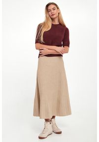 Marella - Sweter damski wełniany Jim MARELLA MONOHROME. Materiał: wełna