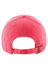 47 Brand - Czapka z daszkiem męska New York Yankees Clean Up Cap. Kolor: czerwony. Materiał: bawełna