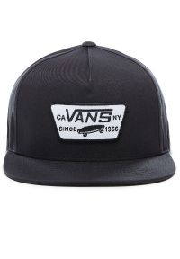 Czapka Vans Full Patch Snapback VN000QPU9RJ1 - czarna. Kolor: czarny. Materiał: bawełna. Wzór: aplikacja. Styl: klasyczny, elegancki