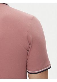 Lindbergh Polo 30-404010 Różowy Relaxed Fit. Typ kołnierza: polo. Kolor: różowy. Materiał: bawełna #4
