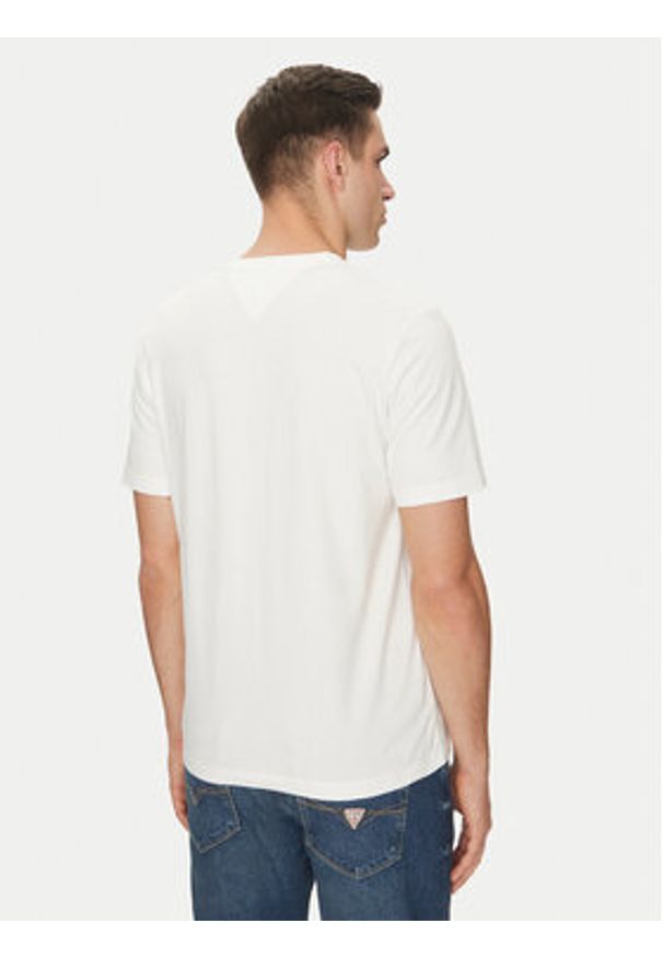 TOMMY HILFIGER - Tommy Hilfiger T-Shirt Essential V-Neck Tee MW0MW39249 Biały Regular Fit. Kolor: biały. Materiał: bawełna
