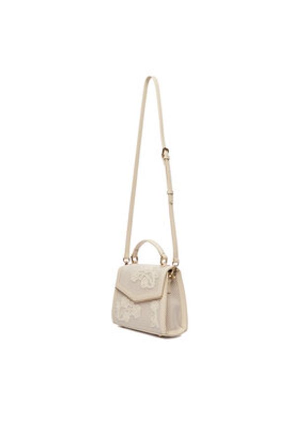 Nine West Torebka CEO-Wall Street Glow-KY318 Beżowy. Kolor: beżowy. Styl: street