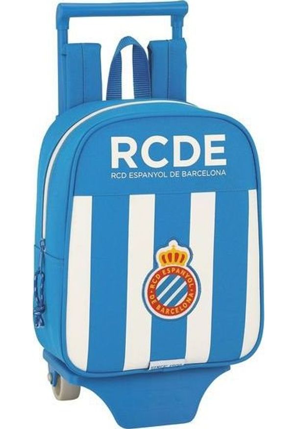 RCD Espanyol Torba szkolna z kółkami 805 RCD Espanyol Niebieski Biały. Kolor: niebieski, biały, wielokolorowy